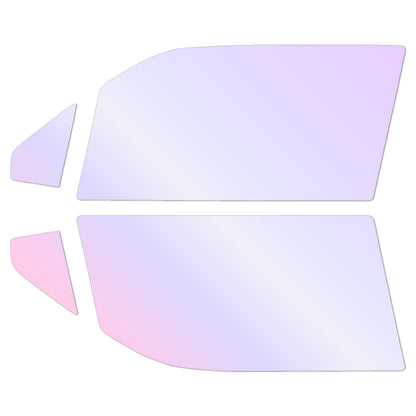 オーロラフィルム (グロウゴースト91) 遮熱フィルム 透過率90% スズキ ワゴンＲ/ワゴンＲスティングレー (MH23S) カット済みカーフィルム フロントドアセット オーロラタイプ ゴーストタイプ ホログラフィック カメレオンフィルム