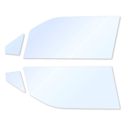 オーロラフィルム (アイスブルー91) 遮熱フィルム 透過率90.5% スズキ ワゴンR / ワゴンRスティングレー (MH34S/MH44S)  カット済みカーフィルム フロントドアセット オーロラタイプ ゴーストタイプ ホログラフィック