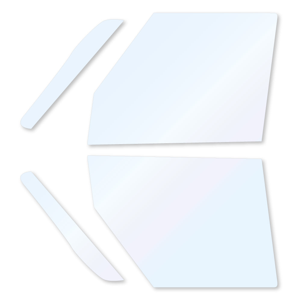 オーロラフィルム (ゴースト2ネオ89) 遮熱フィルム 透過率88.5% スズキ スペーシア / スペーシア カスタム (MK32S/MK42S) カット済みカーフィルム フロントドアセット オーロラタイプ ゴーストタイプ ホログラフィック