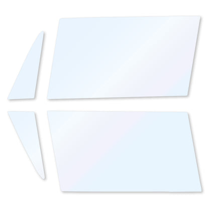 オーロラフィルム (ゴースト2ネオ89) 遮熱フィルム 透過率88.5% スズキ ハスラー (MR31S/MR41S) カット済みカーフィルム フロントドアセット オーロラタイプ ゴーストタイプ ホログラフィック