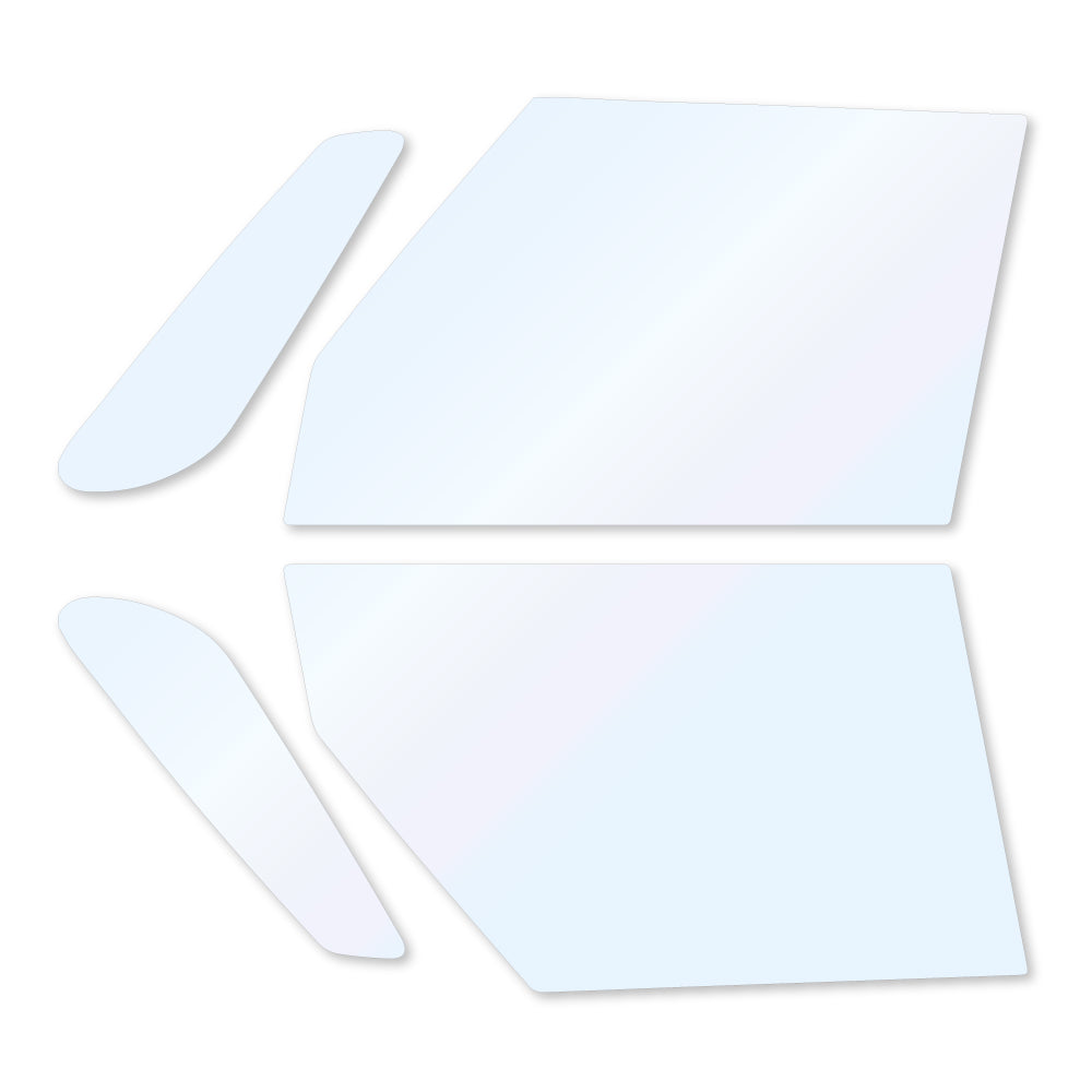 オーロラフィルム (ゴースト2ネオ89) 遮熱フィルム 透過率88.5% スズキ ソリオ (MA26S/MA36S) カット済みカーフィルム フロントドアセット オーロラタイプ ゴーストタイプ ホログラフィック