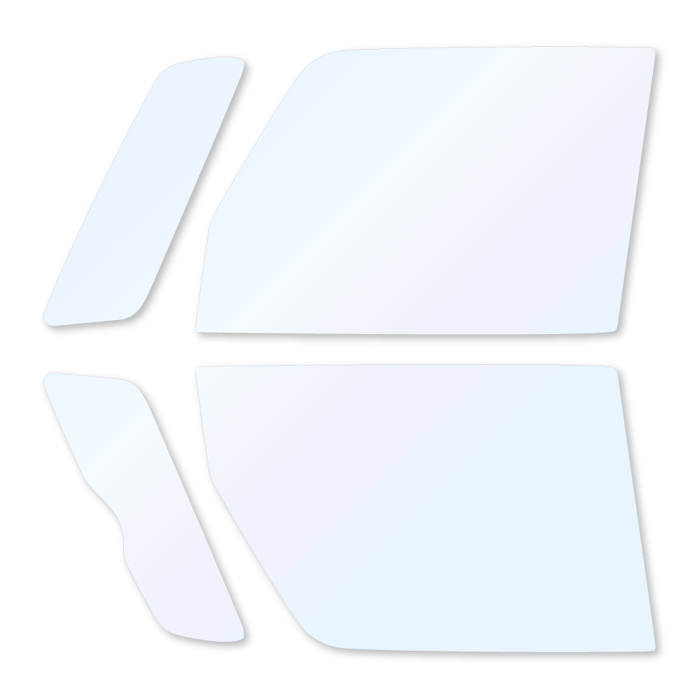 オーロラフィルム (ファインゴースト90) 遮熱フィルム 透過率90% スズキ スペーシアギア MK53S カット済みカーフィルム フロントドアセット オーロラタイプ ゴーストタイプ ホログラフィック