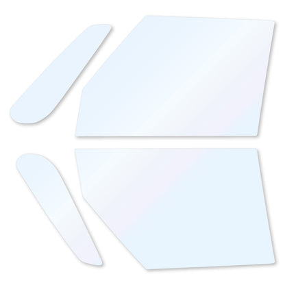 オーロラフィルム (ファインゴースト90) 遮熱フィルム 透過率90% スズキ ソリオ (MA27S/MA37S)  カット済みカーフィルム フロントドアセット オーロラタイプ ゴーストタイプ ホログラフィック