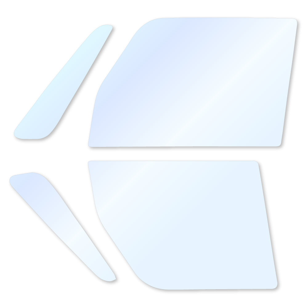 オーロラフィルム (アイスブルー91) 遮熱フィルム 透過率90.5% ダイハツ タント/タントカスタム (L375S/L385S) カット済みカーフィルム フロントドアセット オーロラタイプ ゴーストタイプ ホログラフィック