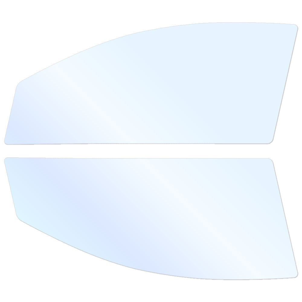 オーロラフィルム (アイスブルー91) 遮熱フィルム 透過率90.5% ダイハツ ミラ 5ドア (L275/285S) カット済みカーフィルム フロントドアセット オーロラタイプ ゴーストタイプ ホログラフィック