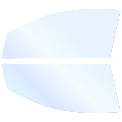 オーロラフィルム (アイスブルー91) 遮熱フィルム 透過率90.5% ダイハツ ミラ 5ドア (L275/285S) カット済みカーフィルム フロントドアセット オーロラタイプ ゴーストタイプ ホログラフィック