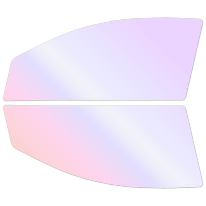 オーロラフィルム (グロウゴースト91) 遮熱フィルム 透過率90% ダイハツ ミラ 5ドア (L275/285S) カット済みカーフィルム フロントドアセット オーロラタイプ ゴーストタイプ ホログラフィック カメレオンフィルム