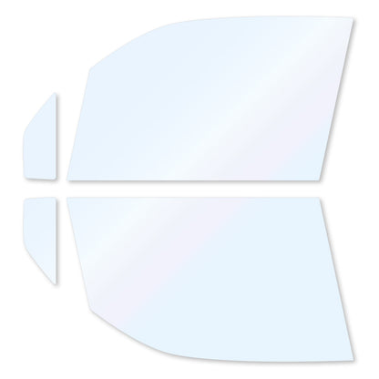 オーロラフィルム (ゴースト2ネオ89) 遮熱フィルム 透過率88.5% ダイハツ ムーヴ (L150S/L152S/L160S) カット済みカーフィルム フロントドアセット オーロラタイプ ゴーストタイプ ホログラフィック