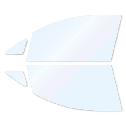 オーロラフィルム (ゴースト2ネオ89) 遮熱フィルム 透過率88.5% ダイハツ ムーヴ (L185S/L175S) カット済みカーフィルム フロントドアセット オーロラタイプ ゴーストタイプ ホログラフィック