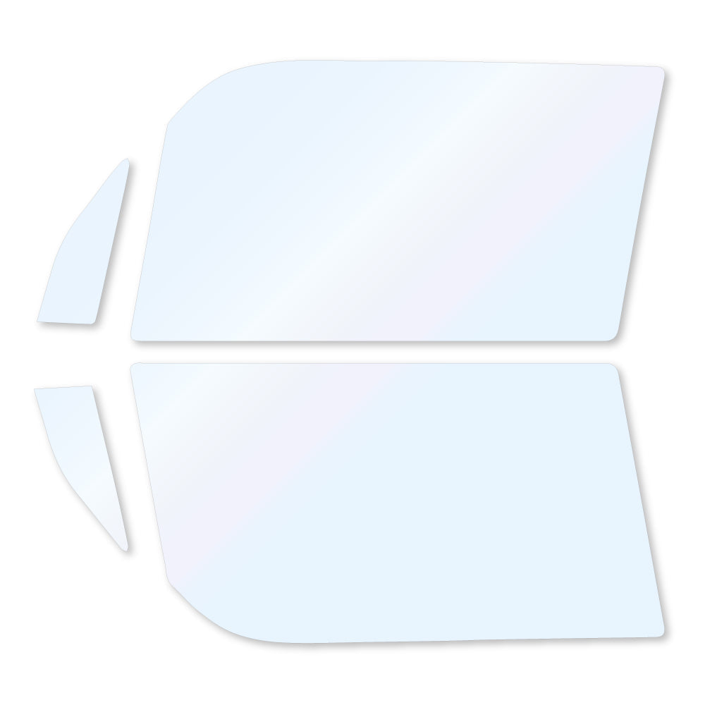 オーロラフィルム (ゴースト2ネオ89) 遮熱フィルム 透過率88.5% ダイハツ ムーヴコンテ (L575S/L585S) カット済みカーフィルム フロントドアセット オーロラタイプ ゴーストタイプ ホログラフィック