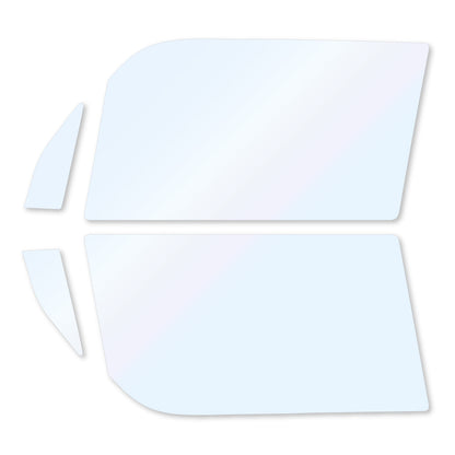 オーロラフィルム (ゴースト2ネオ89) 遮熱フィルム 透過率88.5% ダイハツ ムーヴコンテ (L575S/L585S) カット済みカーフィルム フロントドアセット オーロラタイプ ゴーストタイプ ホログラフィック