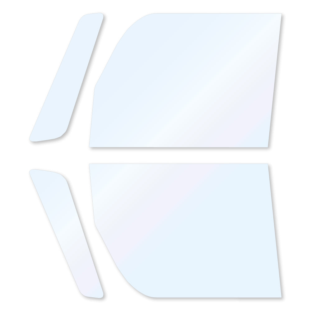 オーロラフィルム (ゴースト2ネオ89) 遮熱フィルム 透過率88.5% ダイハツ タント (LA600S/LA610S) カット済みカーフィルム フロントドアセット オーロラタイプ ゴーストタイプ ホログラフィック