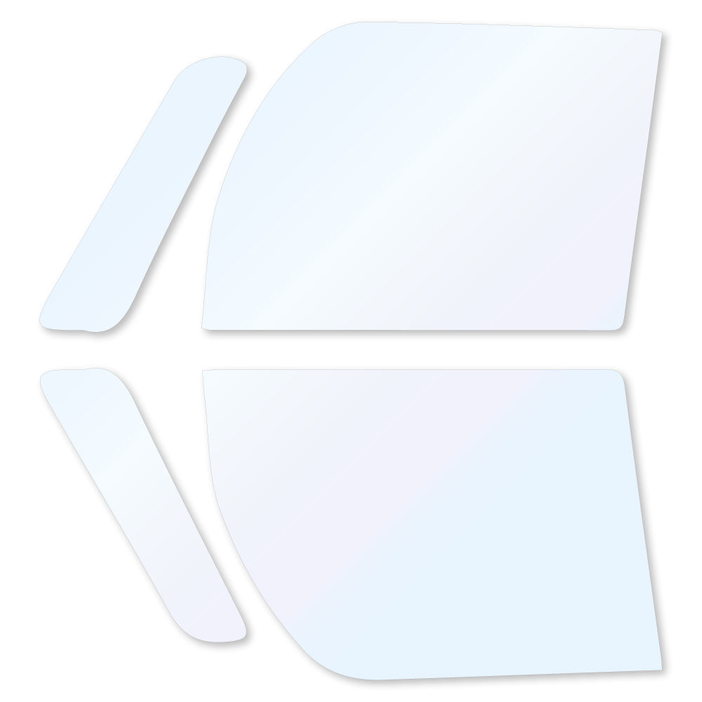 オーロラフィルム (ファインゴースト90) 遮熱フィルム 透過率90% ダイハツ ウェイク (LA700S/LA710S) カット済みカーフィルム フロントドアセット オーロラタイプ ゴーストタイプ ホログラフィック