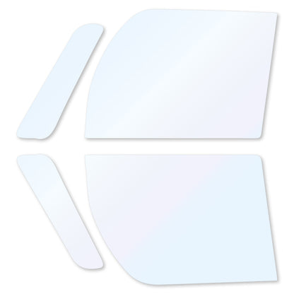 オーロラフィルム (ファインゴースト90) 遮熱フィルム 透過率90% ダイハツ ウェイク (LA700S/LA710S) カット済みカーフィルム フロントドアセット オーロラタイプ ゴーストタイプ ホログラフィック