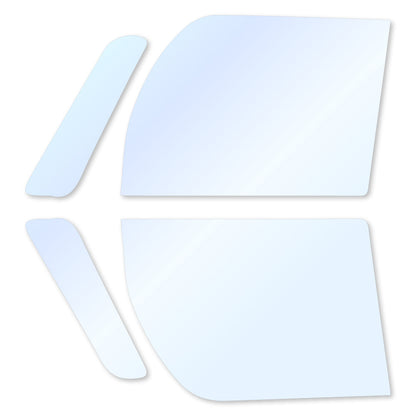 オーロラフィルム (アイスブルー91) 遮熱フィルム 透過率90.5% ダイハツ ウェイク (LA700S/LA710S) カット済みカーフィルム フロントドアセット オーロラタイプ ゴーストタイプ ホログラフィック