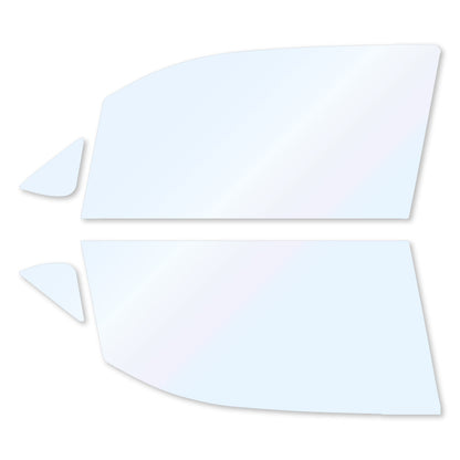 オーロラフィルム (ゴースト2ネオ89) 遮熱フィルム 透過率88.5% ダイハツ ムーヴ (LA150S/LA160S) カット済みカーフィルム フロントドアセット オーロラタイプ ゴーストタイプ ホログラフィック