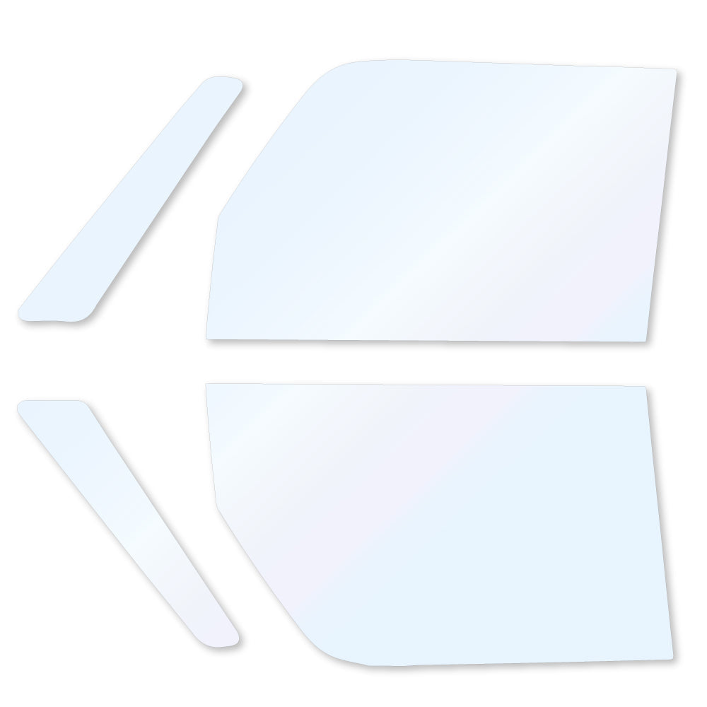 オーロラフィルム (ゴースト2ネオ89) 遮熱フィルム 透過率88.5% ダイハツ ムーヴキャンパス (LA800S/LA810S) カット済みカーフィルム フロントドアセット オーロラタイプ ゴーストタイプ ホログラフィック