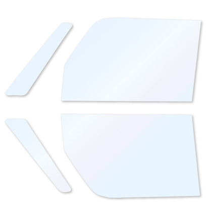 オーロラフィルム (ファインゴースト90) 遮熱フィルム 透過率90% ダイハツ ムーヴキャンパス (LA800S/LA810S) カット済みカーフィルム フロントドアセット オーロラタイプ ゴーストタイプ ホログラフィック