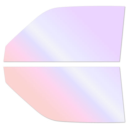 オーロラフィルム (グロウゴースト91) 遮熱フィルム 透過率90%  ダイハツ ミラトコット (LA550S/LA560S)  カット済みカーフィルム フロントドアセット オーロラタイプ ゴーストタイプ ホログラフィック カメレオンフィルム