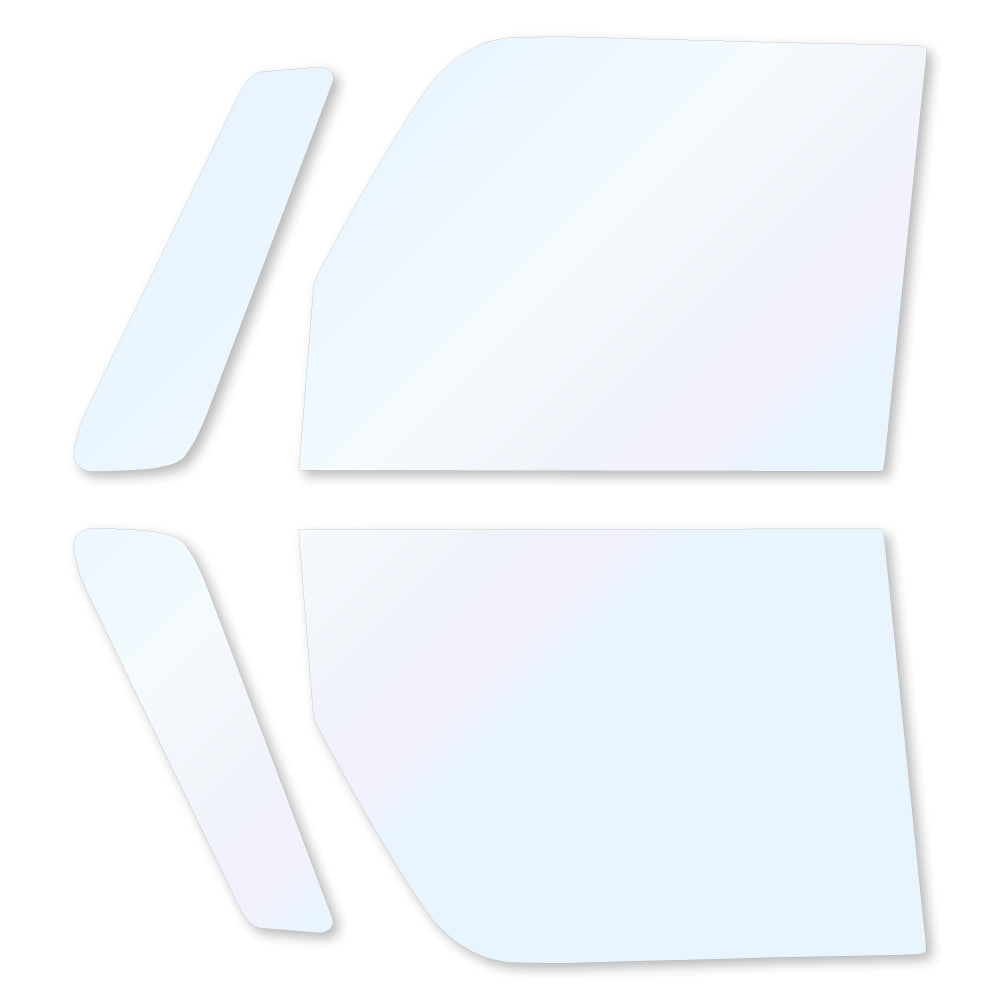 オーロラフィルム (ファインゴースト90) 遮熱フィルム 透過率90%  ダイハツ タント/タントカスタム (LA650S/LA660S)  カット済みカーフィルム フロントドアセット オーロラタイプ ゴーストタイプ ホログラフィック