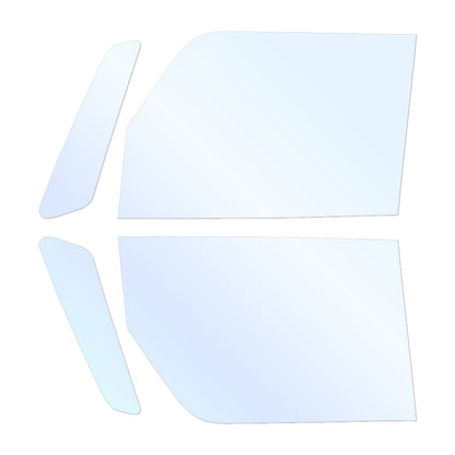 オーロラフィルム (アイスブルー91) 遮熱フィルム 透過率90.5% ダイハツ ハイゼット / アトレー デッキバン (S700W/S710W) カット済みカーフィルム フロントドアセット オーロラタイプ ゴーストタイプ ホログラフィック