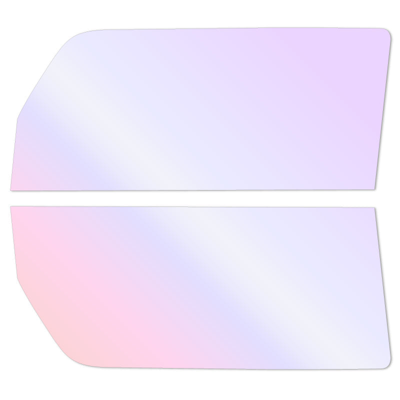 オーロラフィルム (グロウゴースト91) 遮熱フィルム 透過率90%  ダイハツ タフト (LA900S/LA910S) カット済みカーフィルム フロントドアセット オーロラタイプ ゴーストタイプ ホログラフィック カメレオンフィルム