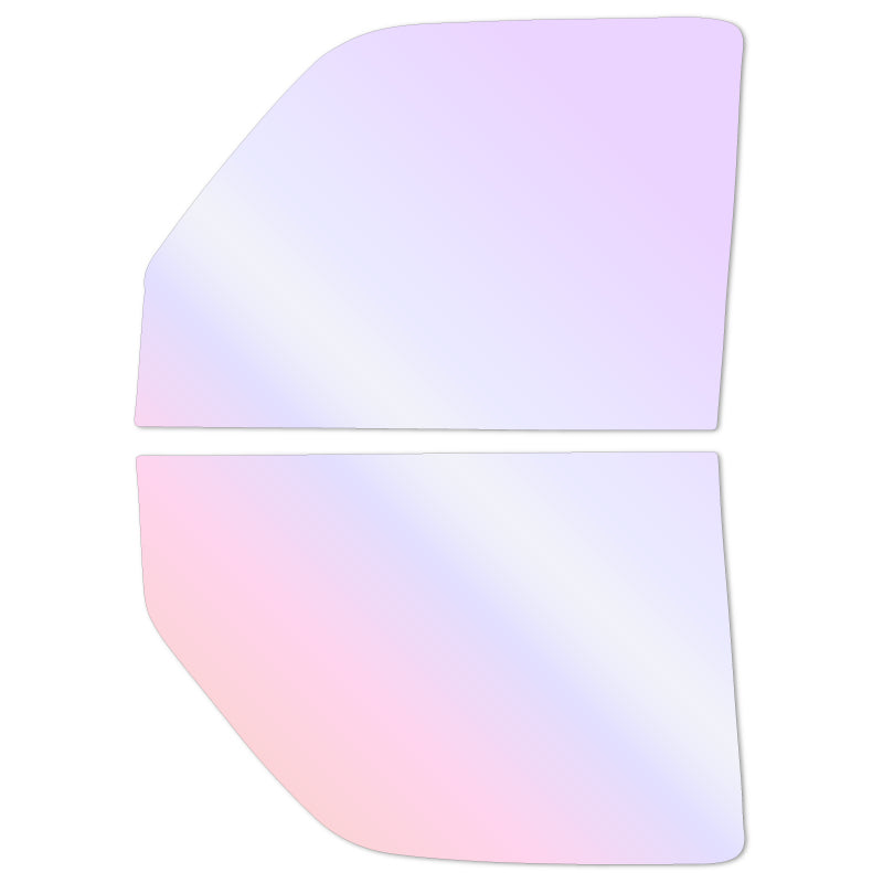 オーロラフィルム (グロウゴースト91) 遮熱フィルム 透過率90%  ホンダ アクティバン (HH5/HH6) カット済みカーフィルム フロントドアセット オーロラタイプ ゴーストタイプ ホログラフィック カメレオンフィルム