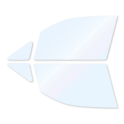 オーロラフィルム (ファインゴースト90) 遮熱フィルム 透過率90%  ホンダ オデッセイ (RA6/RA7/RA8/RA9) カット済みカーフィルム フロントドアセット オーロラタイプ ゴーストタイプ ホログラフィック