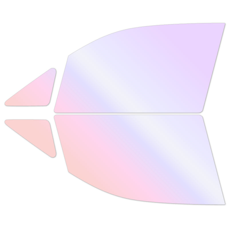 オーロラフィルム (グロウゴースト91) 遮熱フィルム 透過率90%  ホンダ オデッセイ (RA6/RA7/RA8/RA9) カット済みカーフィルム フロントドアセット オーロラタイプ ゴーストタイプ ホログラフィック カメレオンフィルム