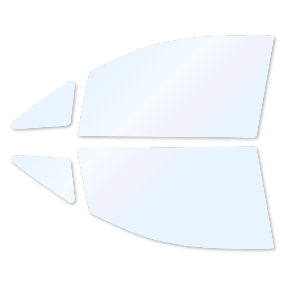 オーロラフィルム (ゴースト2ネオ89) 遮熱フィルム 透過率88.5%  ホンダ ステップワゴン (RG1/RG2/RG3/RG4) カット済みカーフィルム フロントドアセット オーロラタイプ ゴーストタイプ ホログラフィック