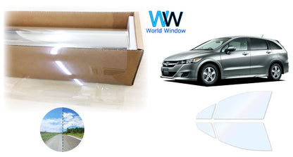 オーロラフィルム (ゴースト2ネオ89) 遮熱フィルム 透過率88.5%  ホンダ ストリーム (RN6/RN7/RN8/RN9) カット済みカーフィルム フロントドアセット オーロラタイプ ゴーストタイプ ホログラフィック