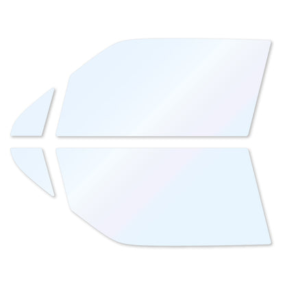 オーロラフィルム (ゴースト2ネオ89) 遮熱フィルム 透過率88.5%  ホンダ ゼスト (JE1 / JF2) カット済みカーフィルム フロントドアセット オーロラタイプ ゴーストタイプ ホログラフィック