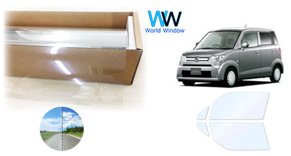 オーロラフィルム (ゴースト2ネオ89) 遮熱フィルム 透過率88.5%  ホンダ ゼスト (JE1 / JF2) カット済みカーフィルム フロントドアセット オーロラタイプ ゴーストタイプ ホログラフィック