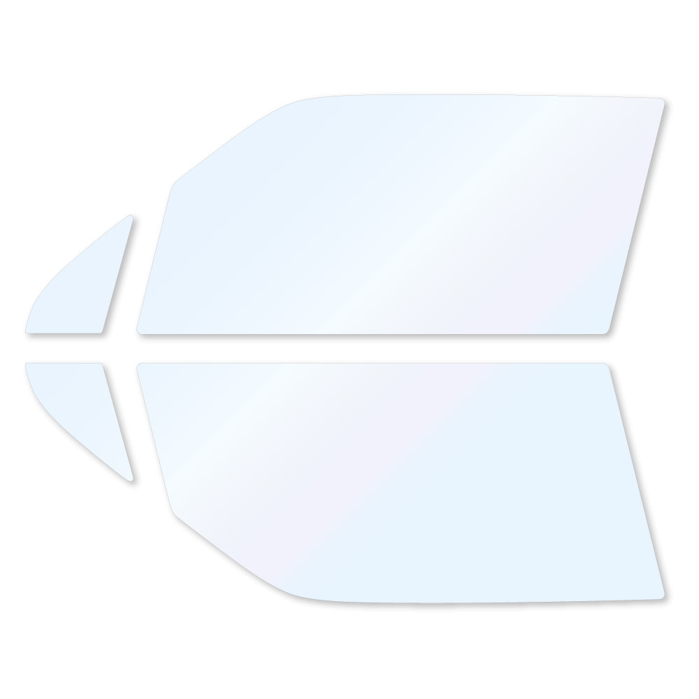 オーロラフィルム (ファインゴースト90) 遮熱フィルム 透過率90%  ホンダ ゼスト (JE1 / JF2) カット済みカーフィルム フロントドアセット オーロラタイプ ゴーストタイプ ホログラフィック