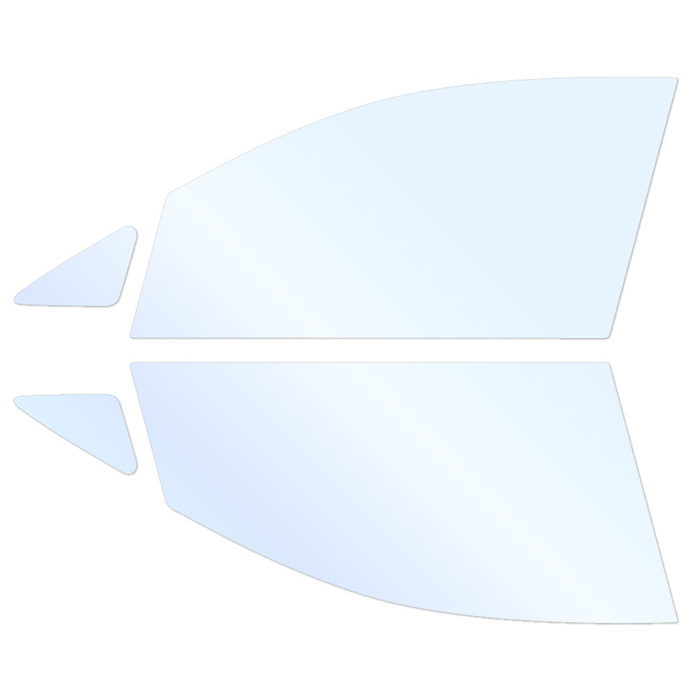 オーロラフィルム (アイスブルー91) 遮熱フィルム 透過率90.5% ホンダ フィット (GD1/GD2/GD3/GD4) カット済みカーフィルム フロントドアセット オーロラタイプ ゴーストタイプ ホログラフィック