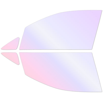 オーロラフィルム (グロウゴースト91) 遮熱フィルム 透過率90% ホンダ フィット (GD1/GD2/GD3/GD4) カット済みカーフィルム フロントドアセット オーロラタイプ ゴーストタイプ ホログラフィック カメレオンフィルム