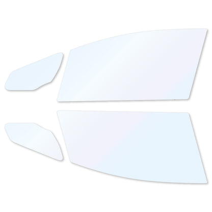 オーロラフィルム (ファインゴースト90) 遮熱フィルム 透過率90% ホンダ フィット (GE6/GE7/GE8/GE9 / GP1（ハイブリッド）)  カット済みカーフィルム フロントドアセット オーロラタイプ ゴーストタイプ ホログラフィック