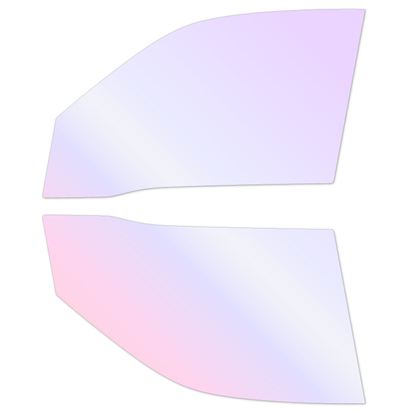 オーロラフィルム (グロウゴースト91) 遮熱フィルム 透過率90%  ホンダ ライフ (JB1/JB2/JB3/JB4)  カット済みカーフィルム フロントドアセット オーロラタイプ ゴーストタイプ ホログラフィック カメレオンフィルム