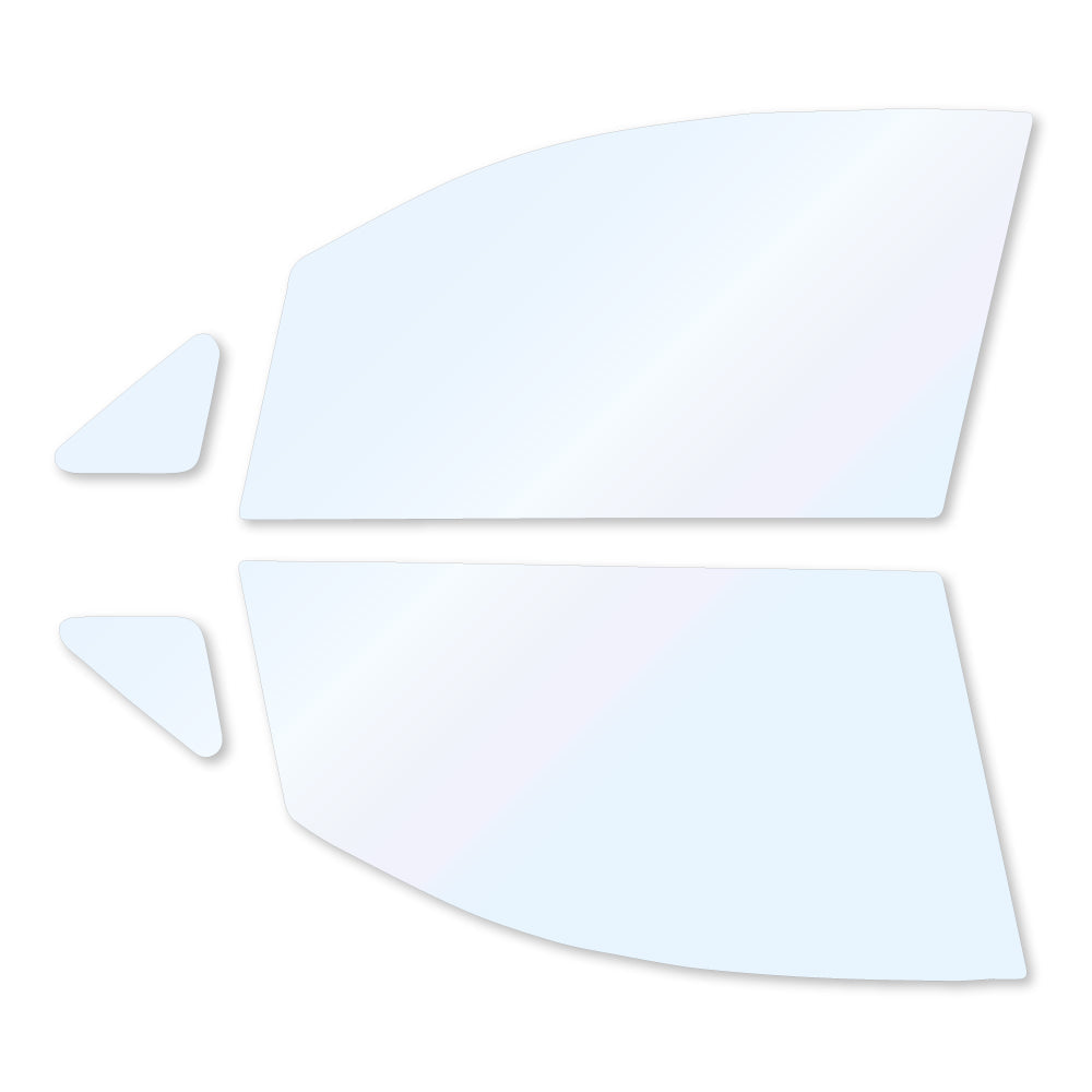 オーロラフィルム (ファインゴースト90) 遮熱フィルム 透過率90%  ホンダ ライフ (JB5/JB6/JB7/JB8)  カット済みカーフィルム フロントドアセット オーロラタイプ ゴーストタイプ ホログラフィック