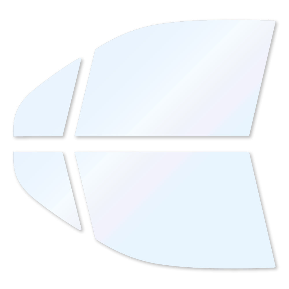 オーロラフィルム (ゴースト2ネオ89) 遮熱フィルム 透過率88.5%  ホンダ ライフ JC1/JC2  カット済みカーフィルム フロントドアセット オーロラタイプ ゴーストタイプ ホログラフィック