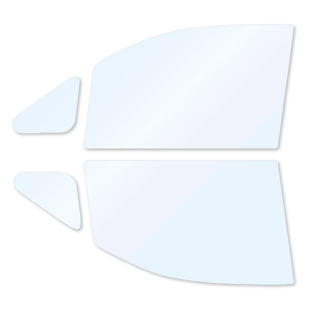 オーロラフィルム (ファインゴースト90) 遮熱フィルム 透過率90%  ホンダ ステップワゴン (RK1/RK2/RK3/RK4/RK5/RK6/RK7)  カット済みカーフィルム フロントドアセット オーロラタイプ ゴーストタイプ ホログラフィック