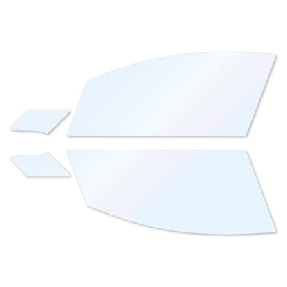 オーロラフィルム (ファインゴースト90) 遮熱フィルム 透過率90%  ホンダ インサイト (ZE2) カット済みカーフィルム フロントドアセット オーロラタイプ ゴーストタイプ ホログラフィック