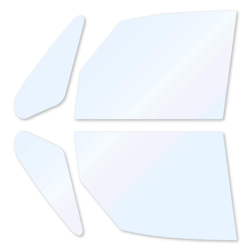 オーロラフィルム (ファインゴースト90) 遮熱フィルム 透過率90%  ホンダ ステップワゴン (RP1/RP2/RP3/RP4) カット済みカーフィルム フロントドアセット オーロラタイプ ゴーストタイプ ホログラフィック