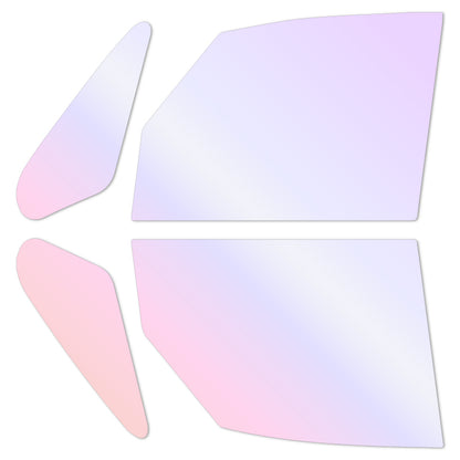 オーロラフィルム (グロウゴースト91) 遮熱フィルム 透過率90%  ホンダ ステップワゴン スパーダ (RP1/RP2/RP3/RP4/RP5)  カット済みカーフィルム フロントドアセット オーロラタイプ ゴーストタイプ ホログラフィック カメレオンフィルム