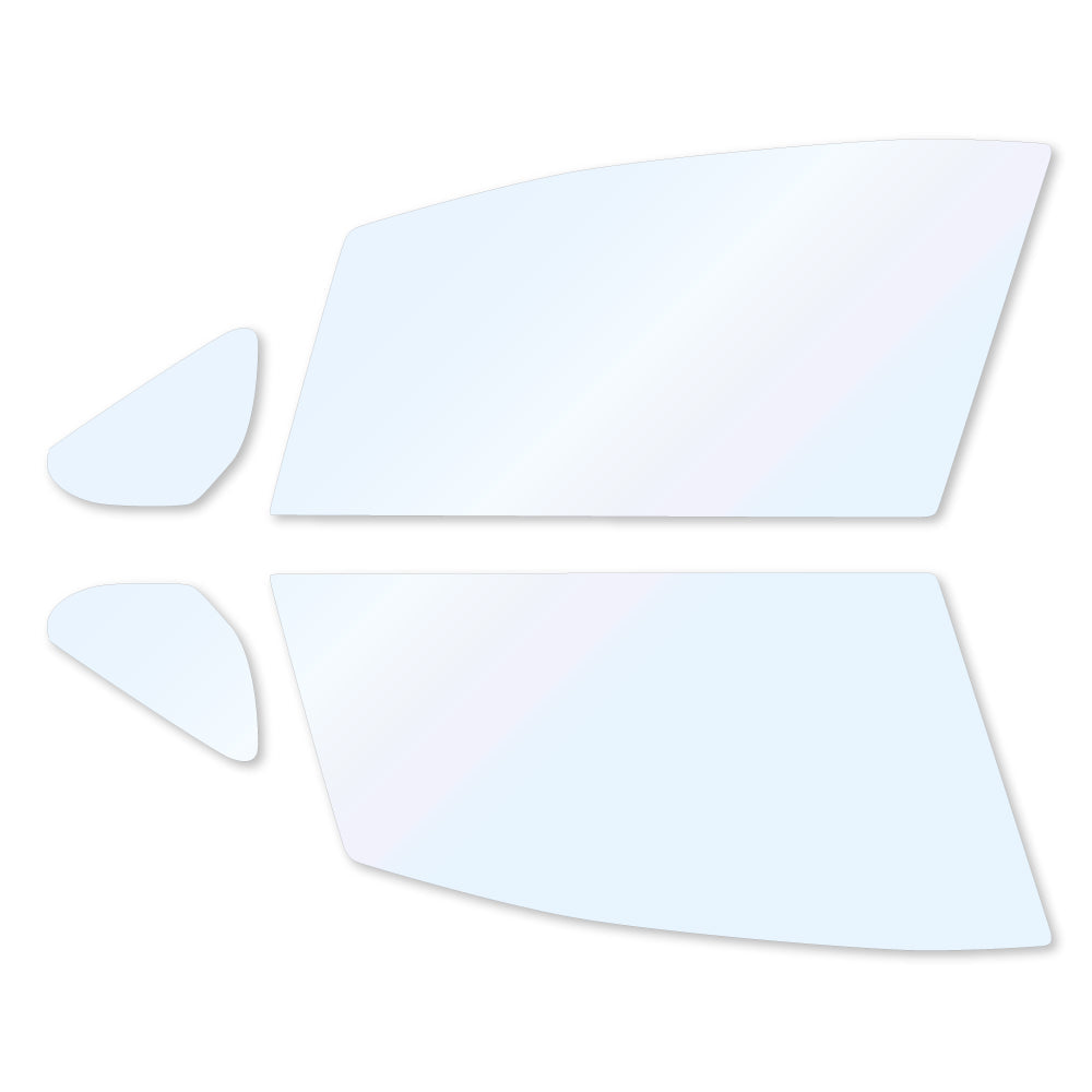 オーロラフィルム (ゴースト2ネオ89) 遮熱フィルム 透過率88.5%  ホンダ シャトル (GP7/GP8/GK8/GK9) カット済みカーフィルム フロントドアセット オーロラタイプ ゴーストタイプ ホログラフィック