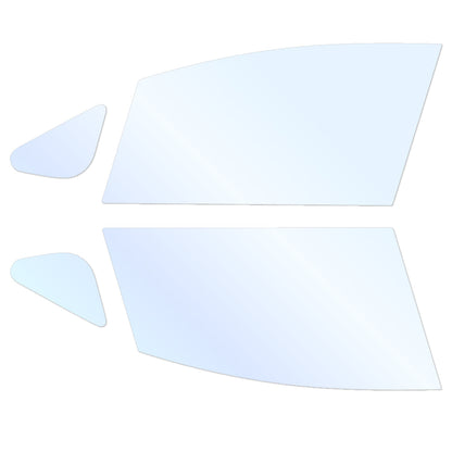 オーロラフィルム (アイスブルー91) 遮熱フィルム 透過率90.5%  ホンダ シャトル (GP7/GP8/GK8/GK9) カット済みカーフィルム フロントドアセット オーロラタイプ ゴーストタイプ ホログラフィック