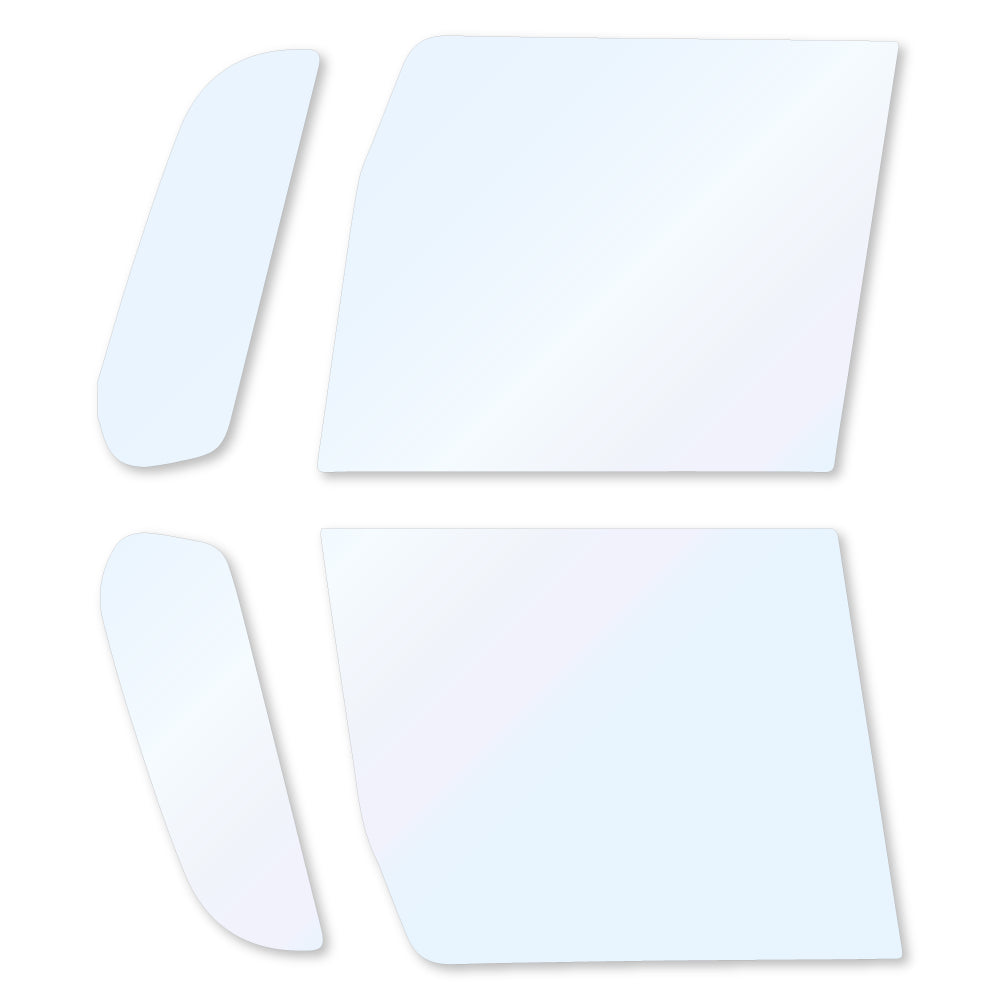 オーロラフィルム (ファインゴースト90) 遮熱フィルム 透過率90%  ホンダ N-BOX(エヌボックス) (JF3/JF4)  カット済みカーフィルム フロントドアセット オーロラタイプ ゴーストタイプ ホログラフィック