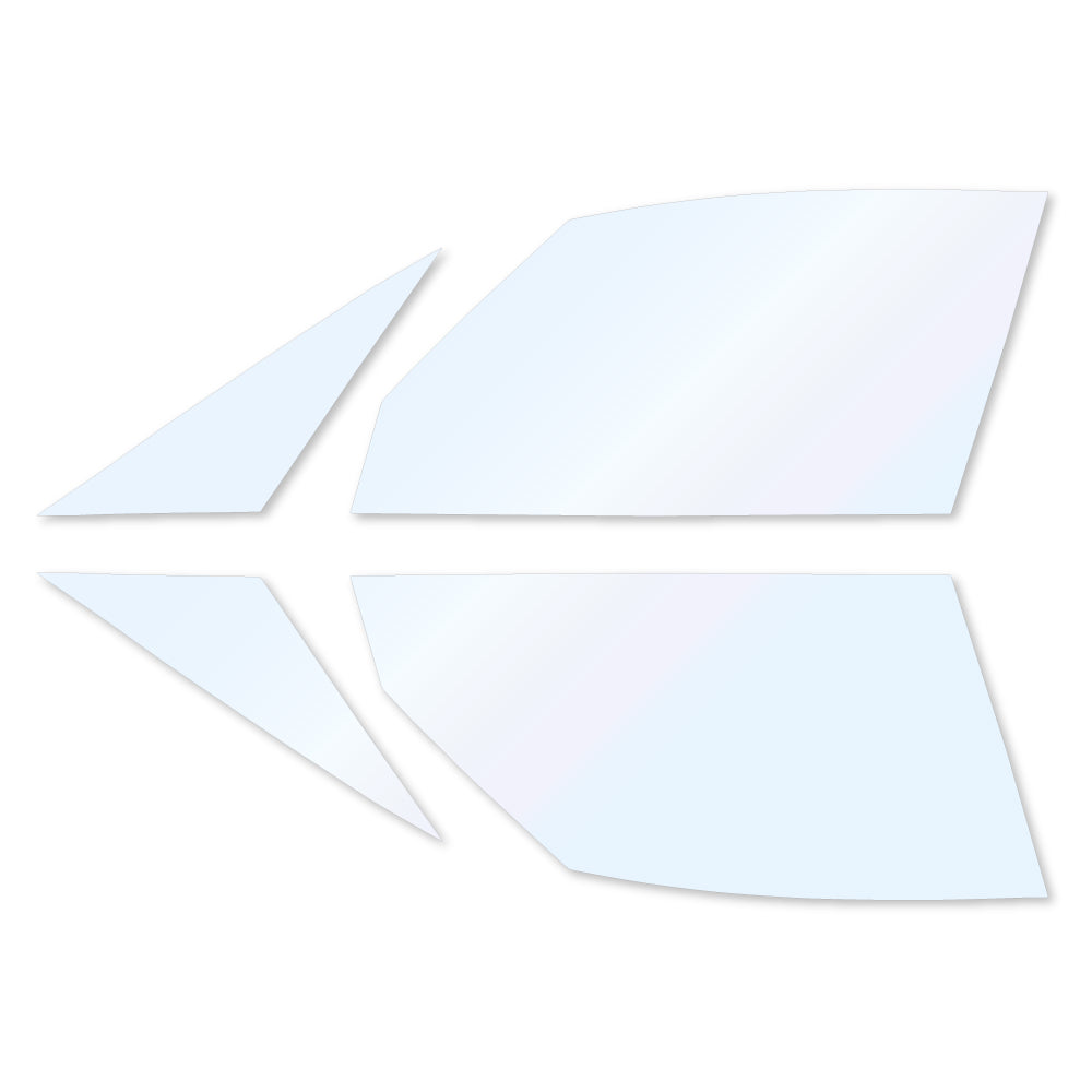 オーロラフィルム (ゴースト2ネオ89) 遮熱フィルム 透過率88.5%  ホンダ フィット(FIT) (GR1/GR2/GR3/GR4/GR5/GR6/GR7/GR8) カット済みカーフィルム フロントドアセット オーロラタイプ ゴーストタイプ ホログラフィック