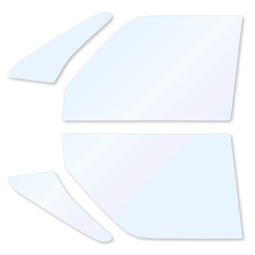 オーロラフィルム (ファインゴースト90) 遮熱フィルム 透過率90%  ホンダ ステップワゴン (RP6/RP7/RP8) カット済みカーフィルム フロントドアセット オーロラタイプ ゴーストタイプ ホログラフィック