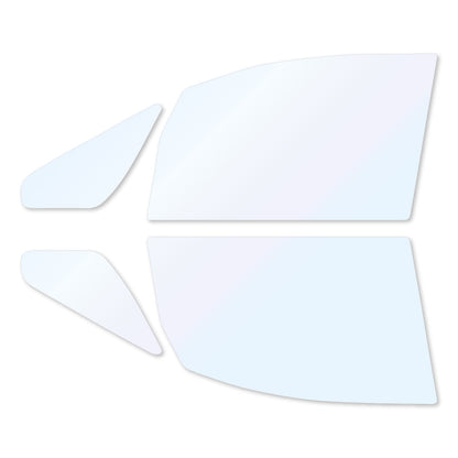 オーロラフィルム (ファインゴースト90) 遮熱フィルム 透過率90%  ミツビシ デリカD:5 (CV1W/CV2W/CV5W/CV4W) カット済みカーフィルム フロントドアセット オーロラタイプ ゴーストタイプ ホログラフィック